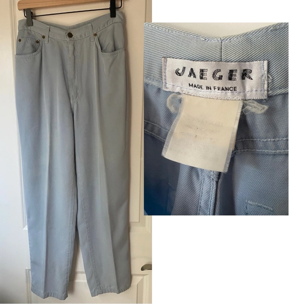 Vintage Jaeger Light Blue Trouser Pants Women’s Size  10